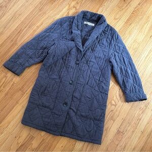 Free People Women's Quilted Purple Coat size Small